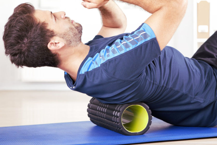 BFHCVDF Fasciatura del Rullo del Rullo del Movimento di Massaggio del Muscolo di rilassamento del Bastone di Yoga della Palla della Spina 